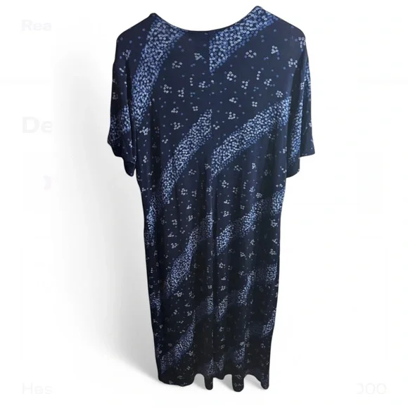 Blue Patterned Dress - Picture 4 of 6